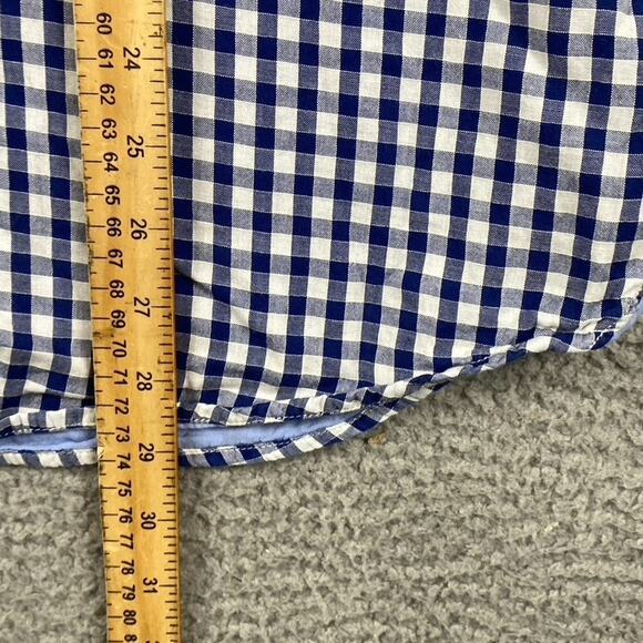 Tommy Bahama Island Crafted Modern Fit Button Shirt Men's XL Blue Plaid - Picture 9 of 10